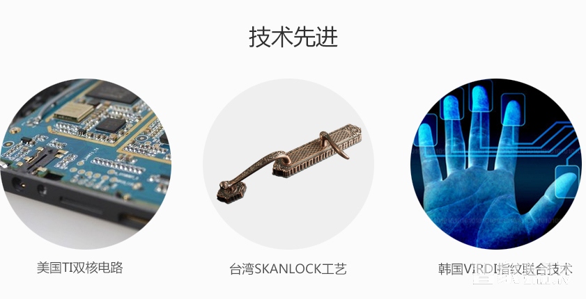 施肯洛克唯系列指纹锁/密码锁、滑盖、红古铜、锌合金面板S-1587K