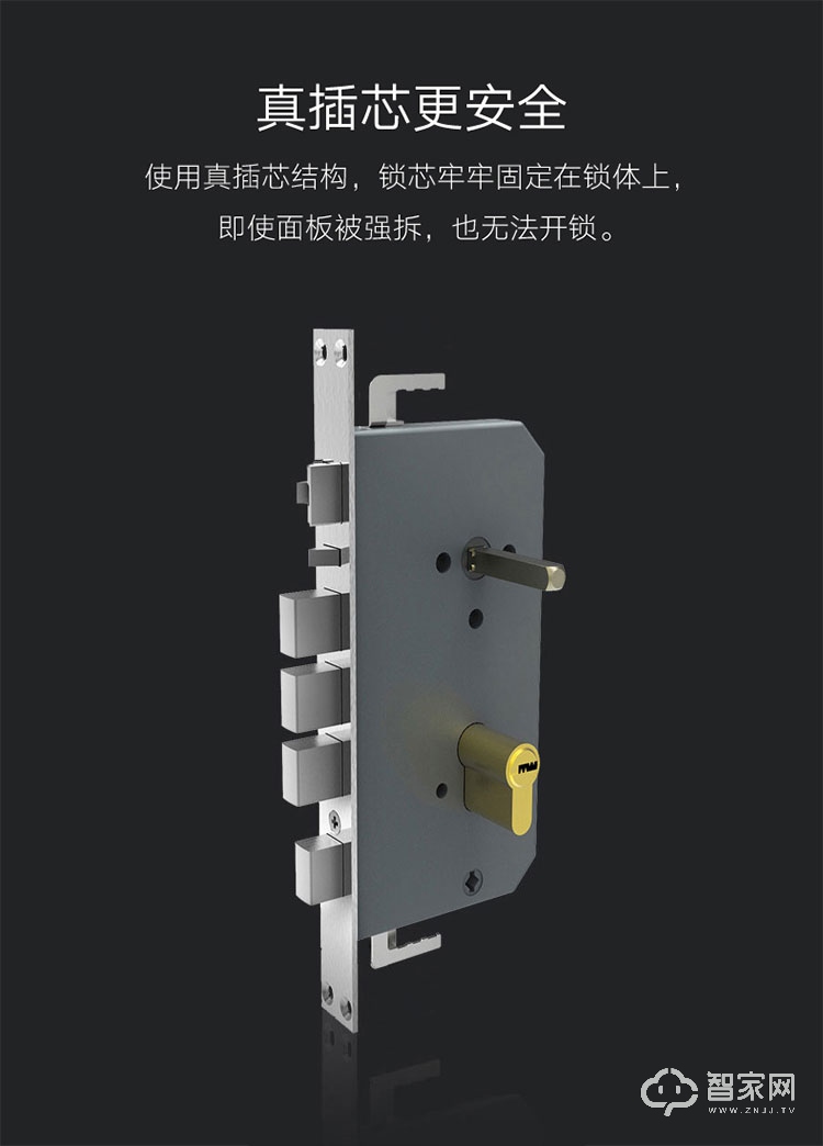 汇泰龙指纹锁 防盗门智能锁远程密码电子门锁A1